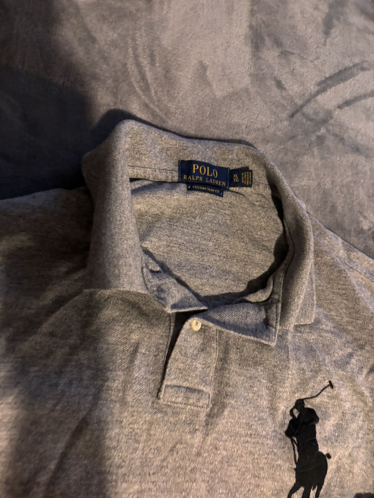 Polo Ralph Lauren Polo Ralph Lauren - Grey Chief Keef Polo Size US XL / EU 56 / 4 - 5 Thumbnail