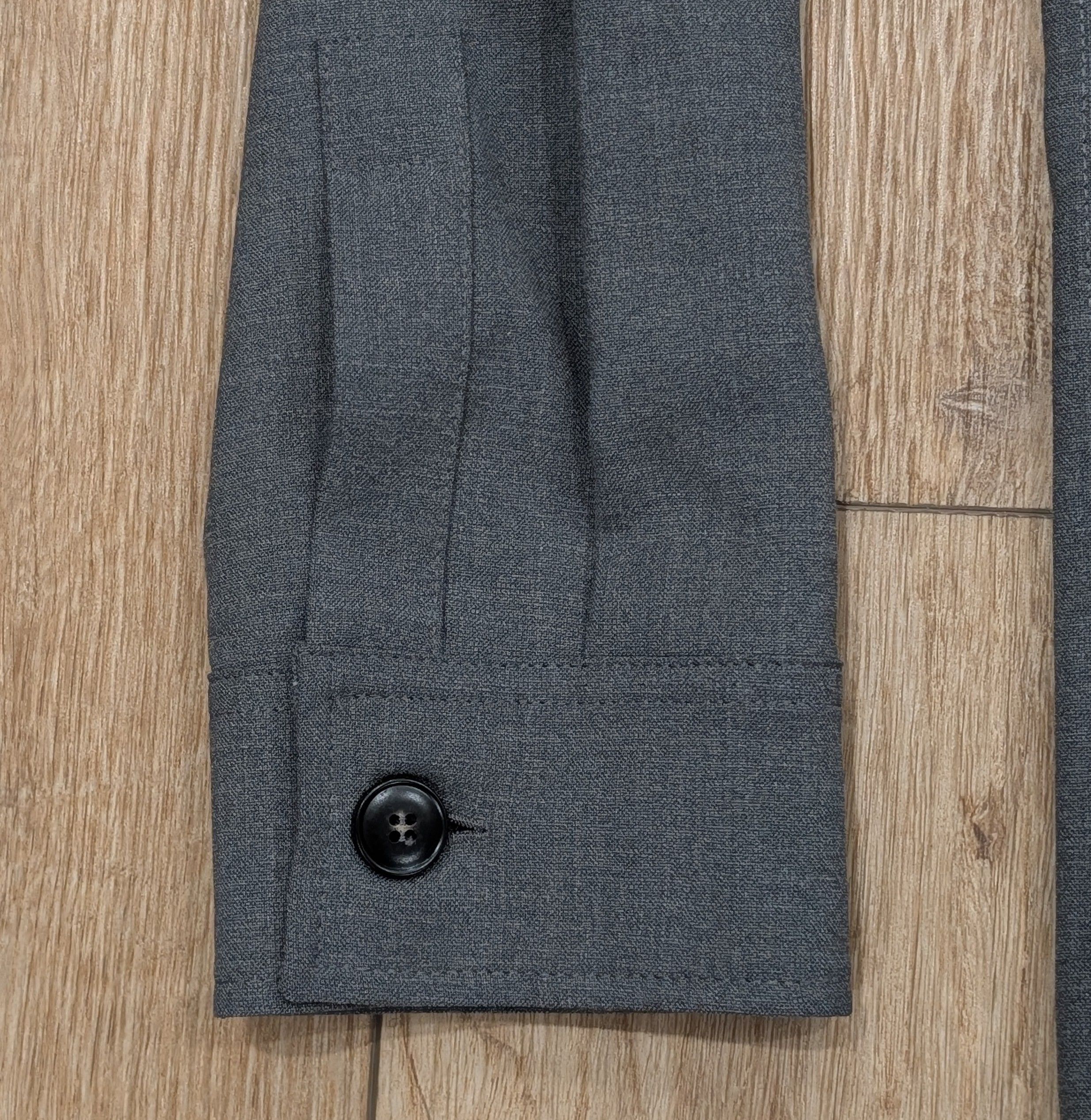 Canali CANALI "Nuvola" Wool/Silk/Linen Blend Shirt Jacket Gray 56 Size US XL / EU 56 / 4 - 5 Thumbnail