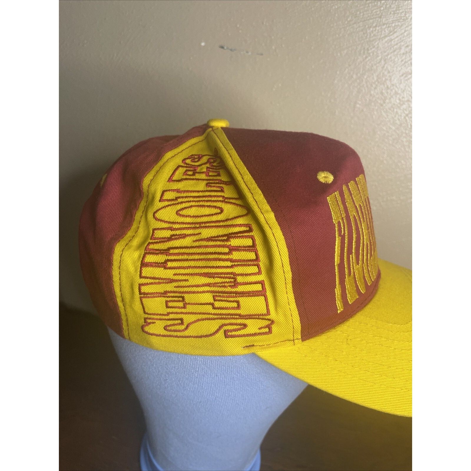Industry of All Nations Vintage 90s Florida State Seminoles Snapback Hat Embroidered Size ONE SIZE - 4 Thumbnail