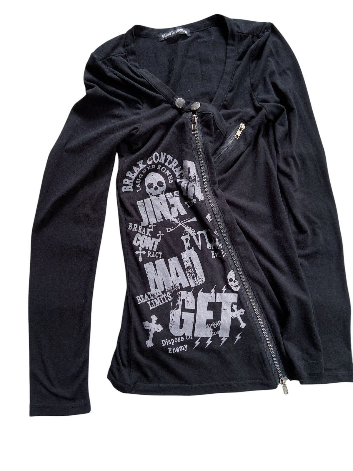 Japanese Brand GHOST OF HARLEM PUNK STYLE LONG SLEEVE Size US S / EU 44-46 / 1 - 3 Thumbnail