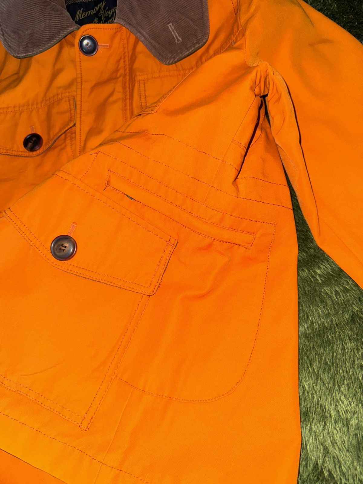 Japanese Brand [38] Customellow MVW Corduroy Collar Hunting Jacket Orange Size US M / EU 48-50 / 2 - 4 Thumbnail