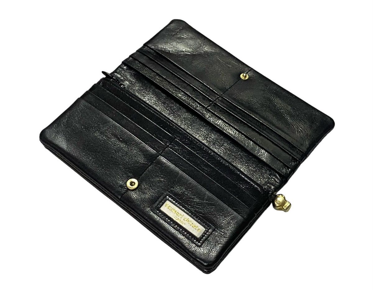 Japanese Brand Tsumori Chisato By Issey Miyake Studded Skull Long Wallet Size ONE SIZE - 17 Thumbnail