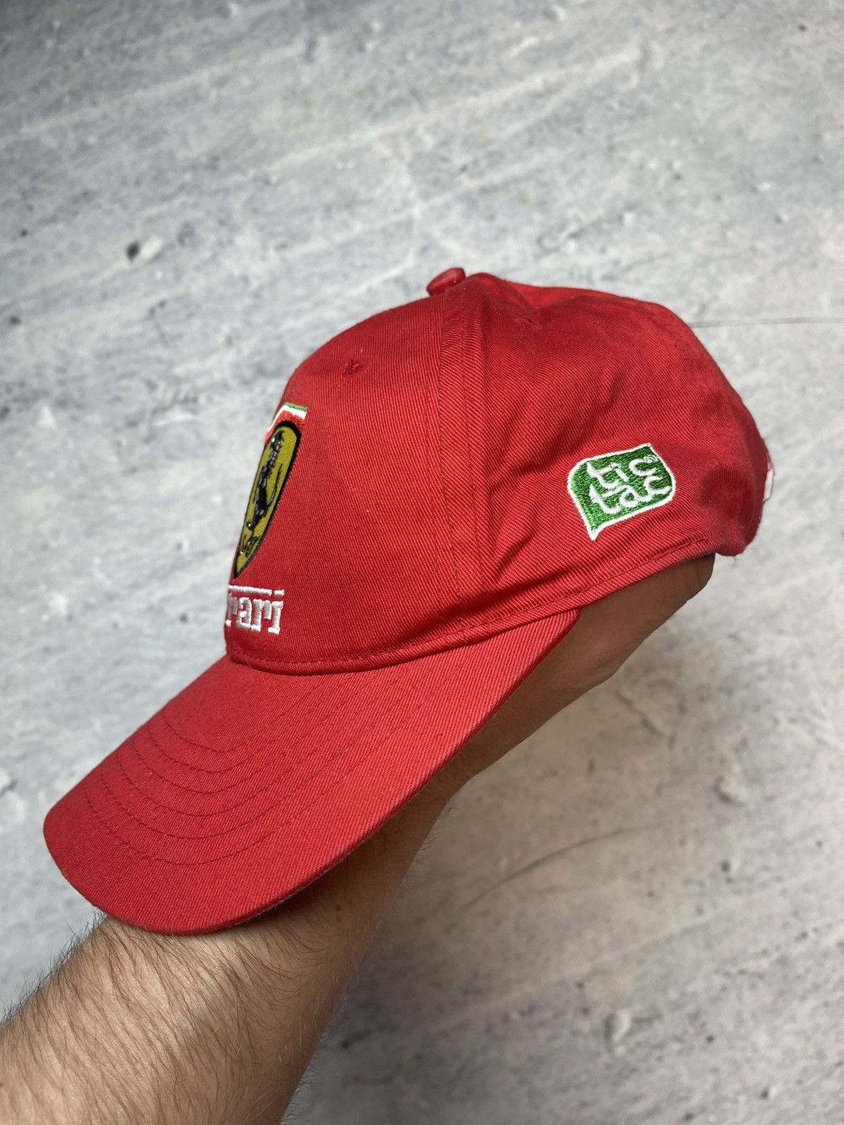 Ferrari Vintage Ferrari red cap racing hat Size ONE SIZE - 2 Thumbnail