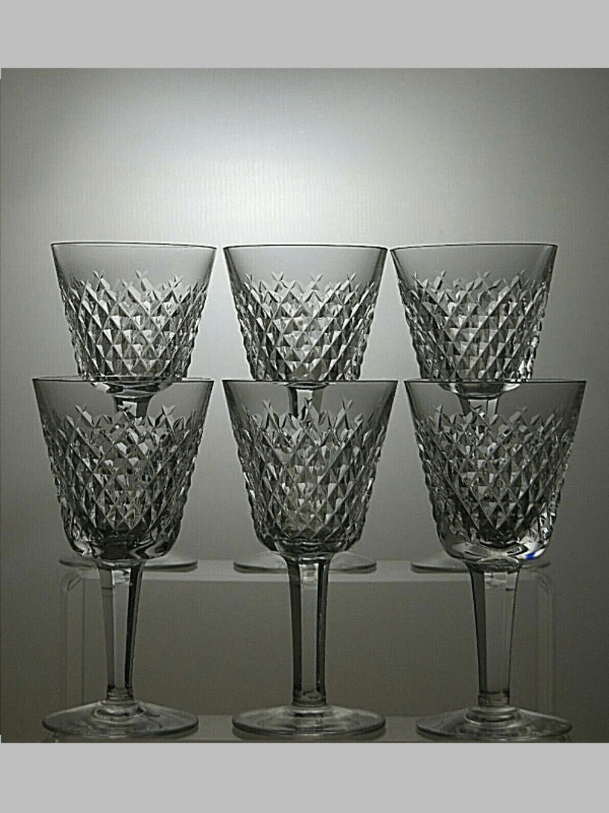 Other Waterford Crystal Alana Cut Set Of 6 Claret Wine Glasses Size ONE SIZE - 1 Thumbnail