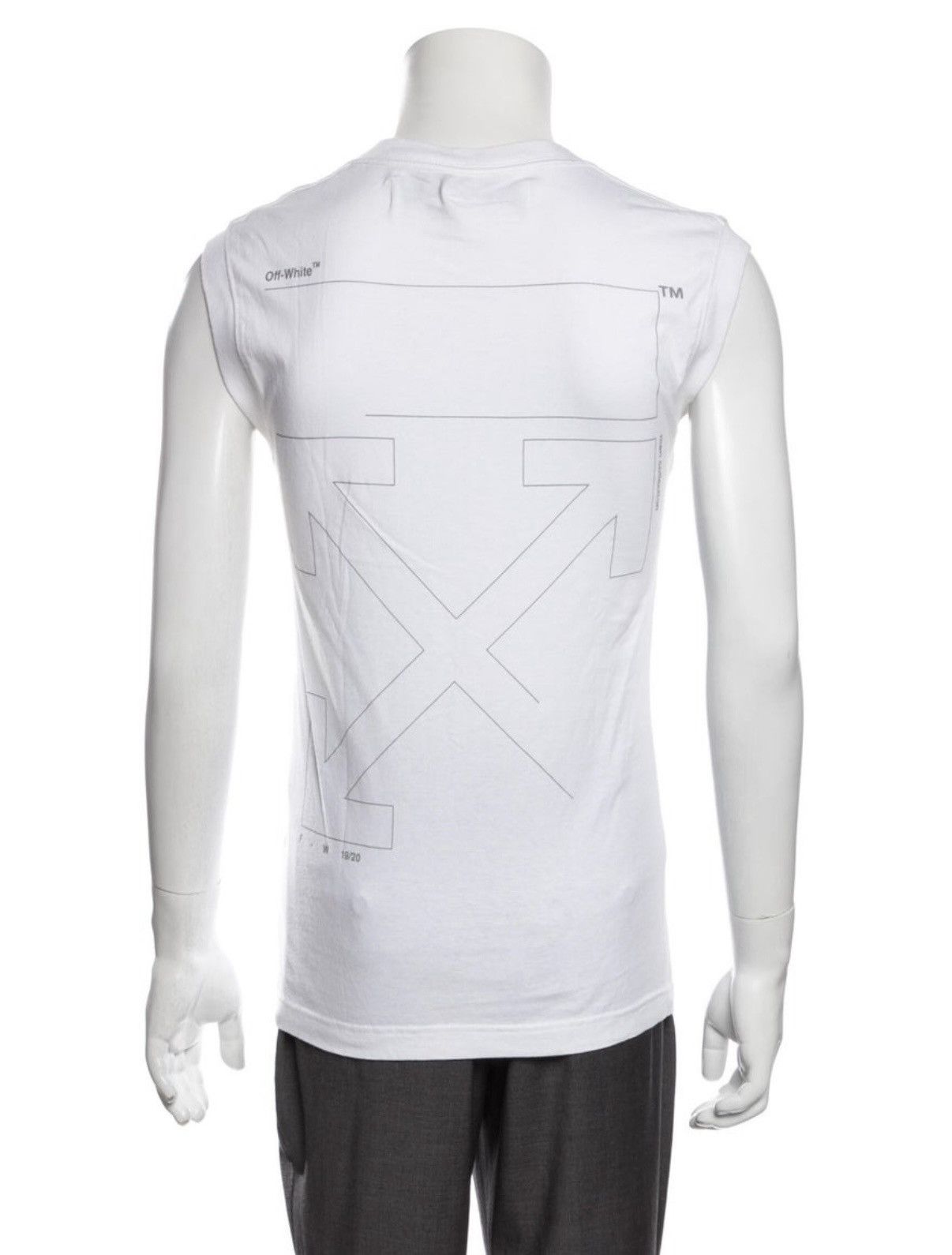 Off-White Off white sleeveless T shirt Size US S / EU 44-46 / 1 - 2 Thumbnail