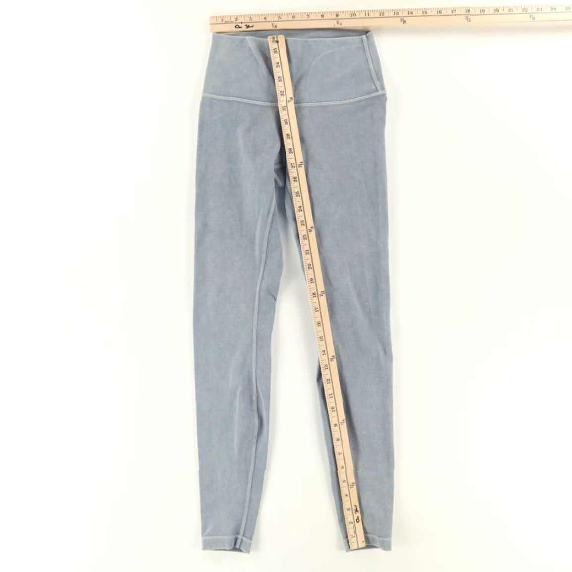 Lululemon Lululemon Wunder Under HR Nylon Woven Leggings Washed Moon Women's 4 Slim fit, Casual Pants, Inseam 28in, XS Washed Moon Size 27" / US 4 / IT 40 - 3 Thumbnail