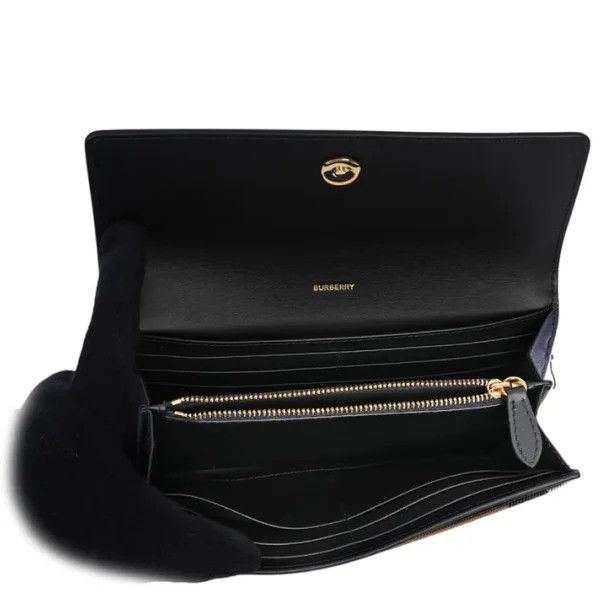 Burberry o1w1db10226 Size: OS / Flap Bi-Fold Long Wallet Multicolor Size ONE SIZE - 4 Thumbnail
