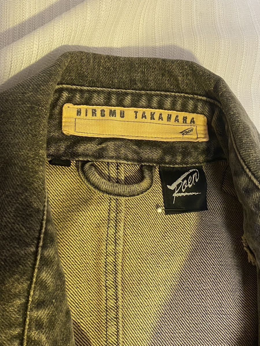 Japanese Brand Hiromu Takahara Roen “Flower” Denim Jacket Size US S / EU 44-46 / 1 - 3 Thumbnail
