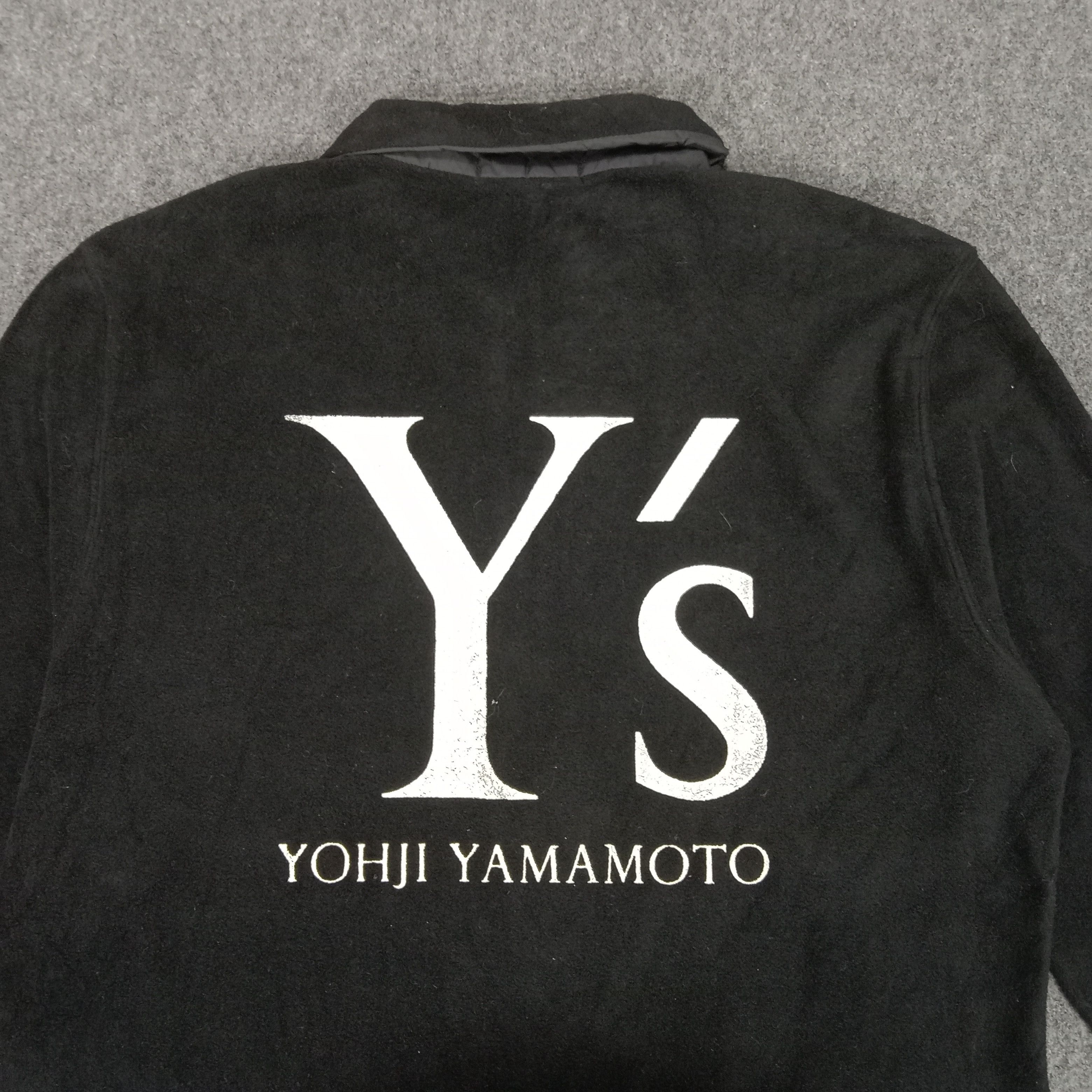 Japanese Brand × Vintage × Y's Y's Yohji Yamamoto Japan Designer Fleece Sweater Size US M / EU 48-50 / 2 - 2 Thumbnail