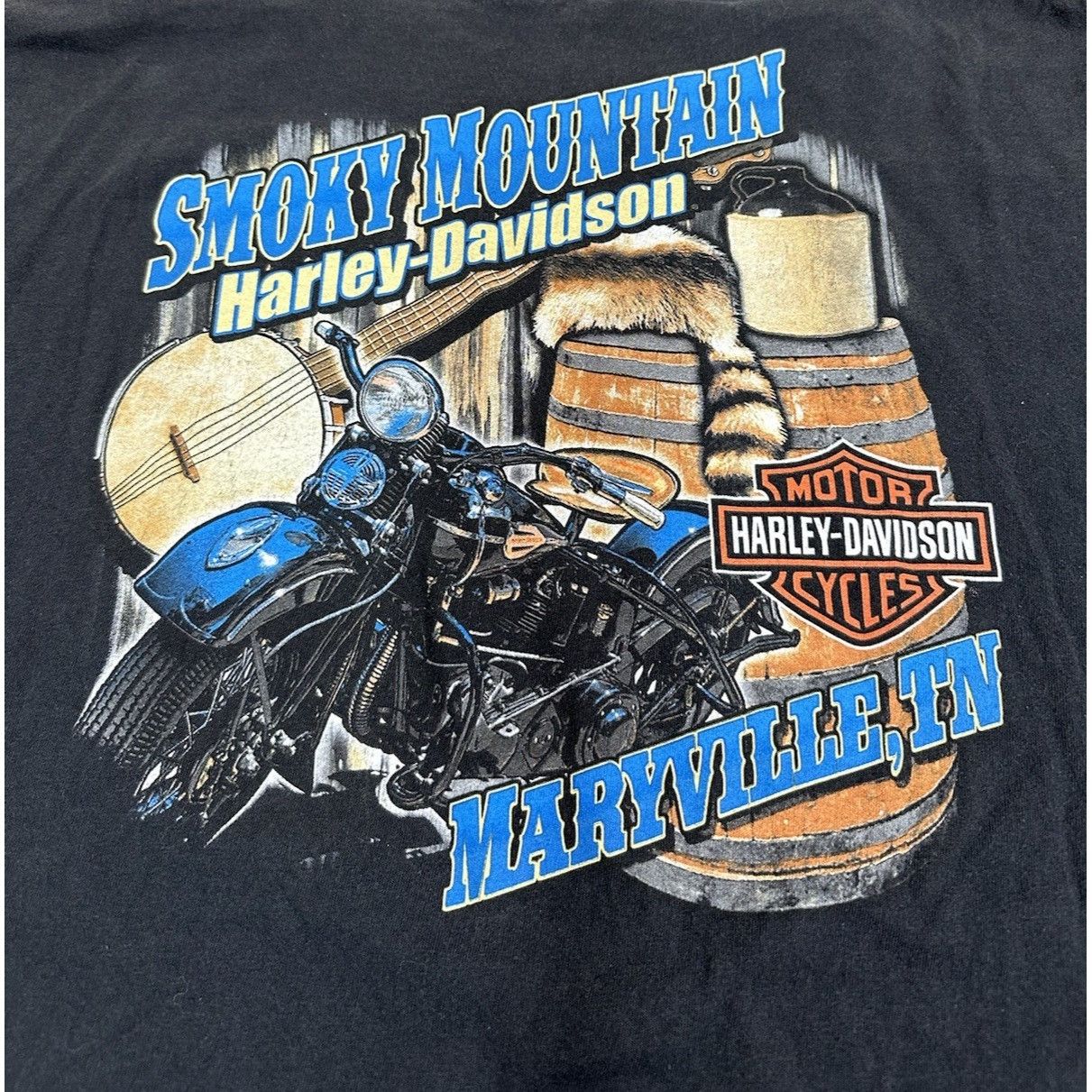 Harley Davidson Vintage Harley Davidson Graphic T-Shirt Biker USA Motorcycle Size US XXL / EU 58 / 5 - 5 Thumbnail
