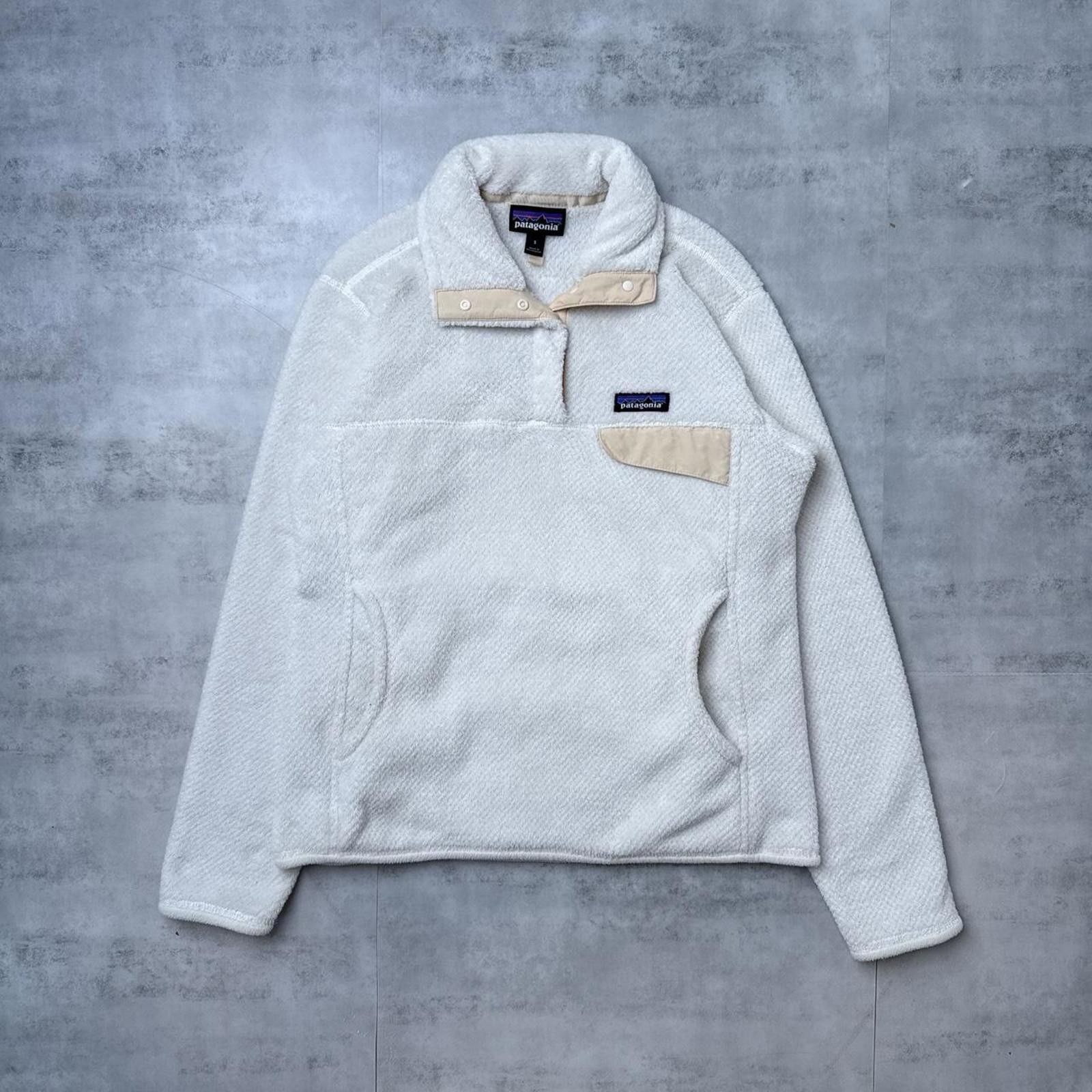 Patagonia Y2K Patagonia 00s Fleece White Jacket Size S / US 4 / IT 40 - 1 Thumbnail