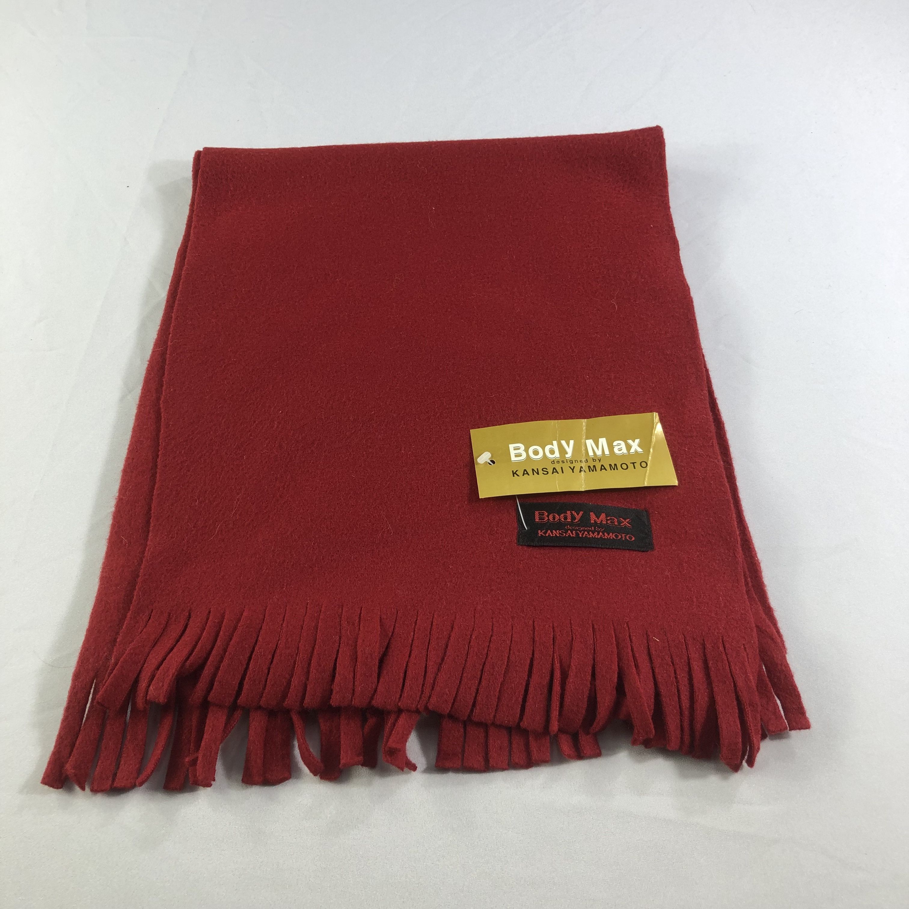 Kansai Yamamoto Body Max by Kansai Yamamoto Red Scarf Muffler V1489 Size ONE SIZE - 2 Thumbnail