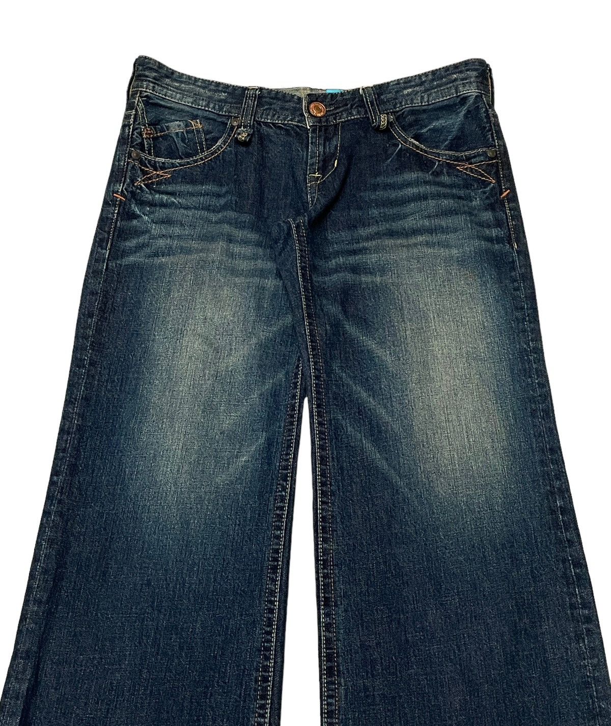Japanese Brand × Vintage Vintage Brand Love Cuetieen Flared Jeans 2000s Size US 32 / EU 48 - 3 Thumbnail