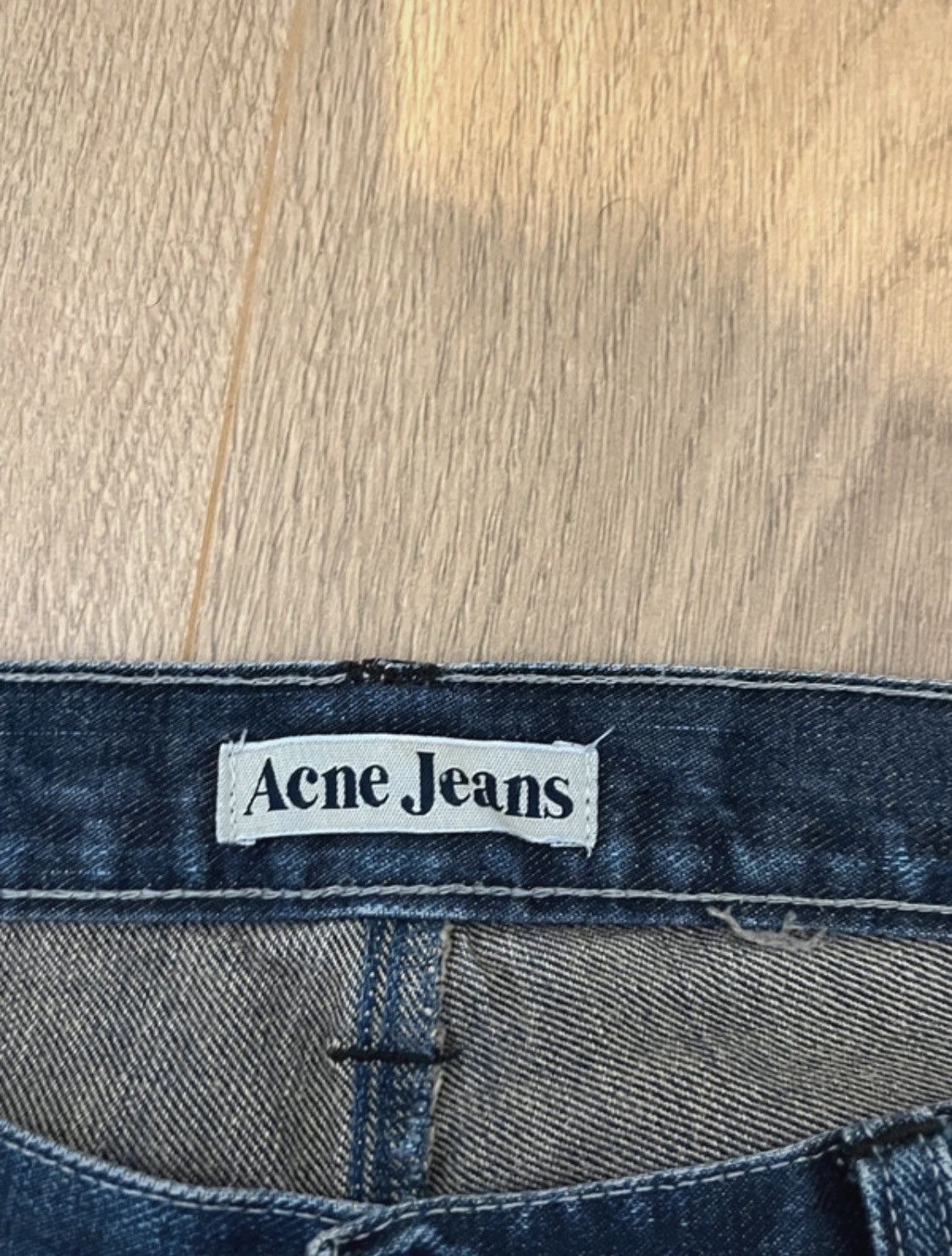 Acne Studios Acne Jeans Max Shake W36 L34 Dark Blue Straight Fit Denim Size US 36 / EU 52 - 3 Thumbnail