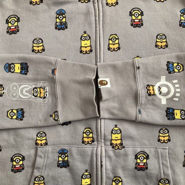 Bape BAPE Minions Milo Shark Full Zip Hoodie a bathing ape Size US M / EU 48-50 / 2 - 6 Thumbnail