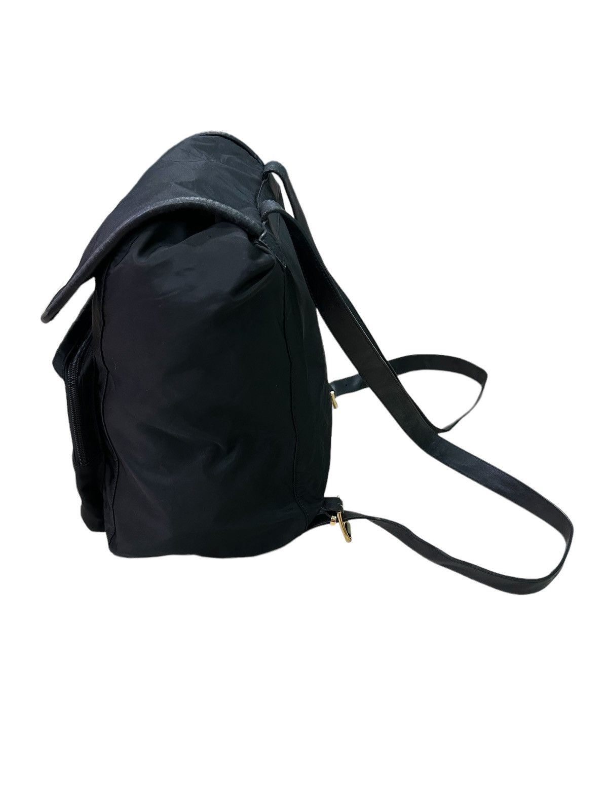 Celine AUTHENTIC CELINE BLACK NYLON BACKPACK Size ONE SIZE - 5 Thumbnail