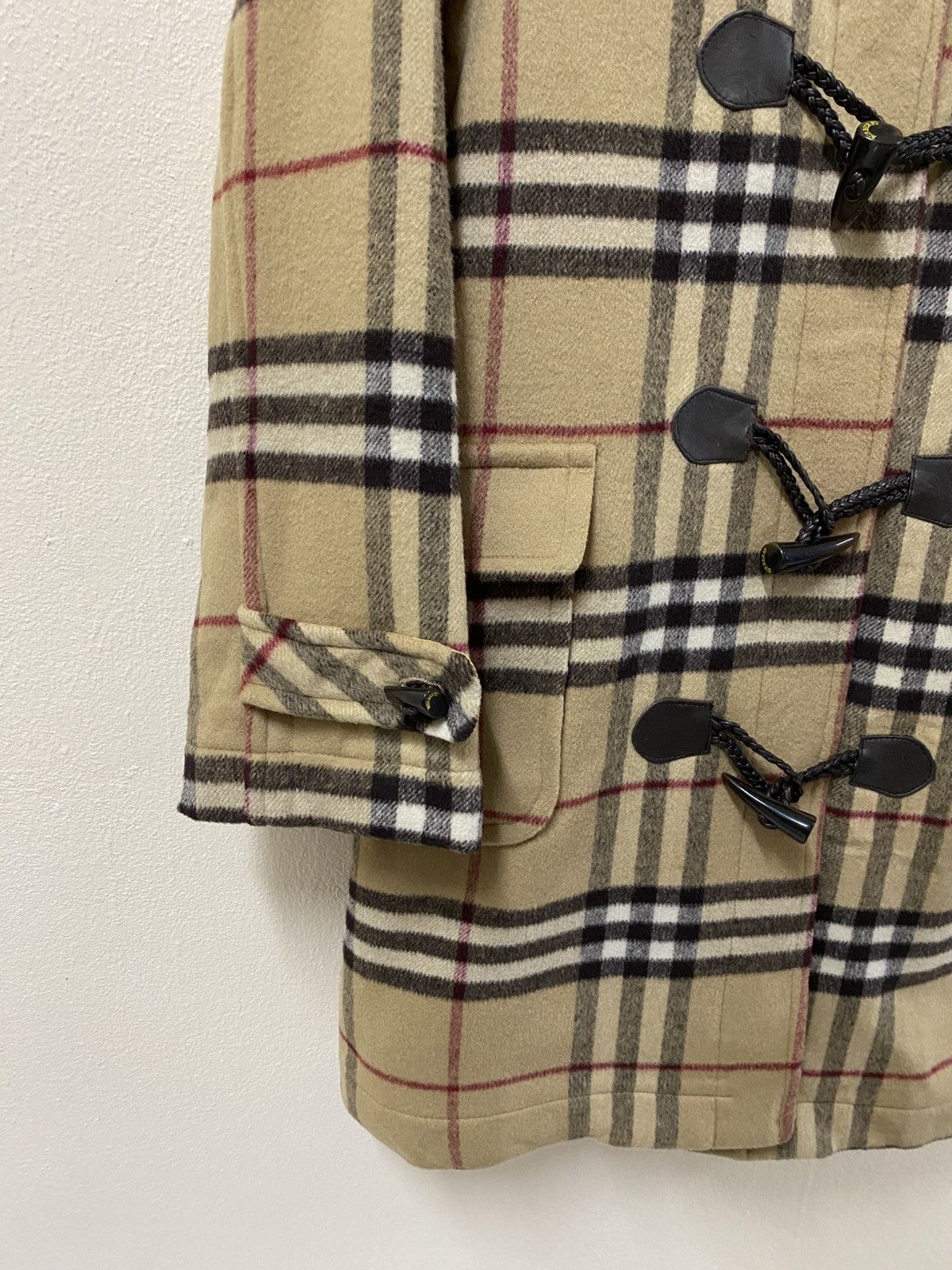 Burberry BURBERRY Archive Nova Check Duffle Coat 🔥 Size XS / US 0-2 / IT 36-38 - 5 Thumbnail