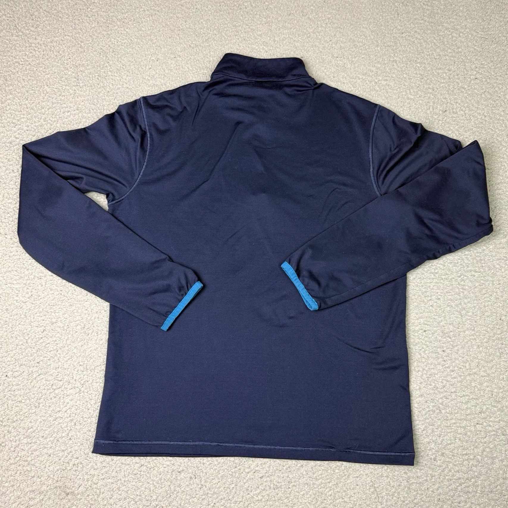 Odlo VINTAGE Odlo Shirt Pullover 1/4 Zip Mens Small Blue Polyester Activewear Casual Workout Running & Jogging Size US S / EU 44-46 / 1 - 4 Thumbnail