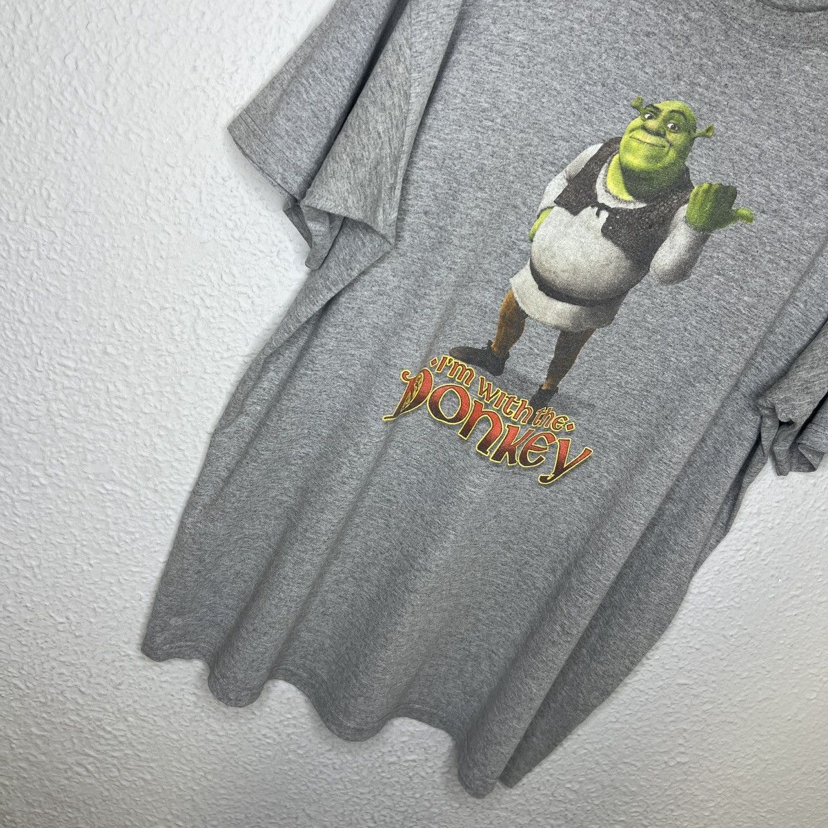 Band Tees × Universal Studios × Vintage Vintage Shrek Universal Studios 2003 Movie Film Tshirt Tee Size US XL / EU 56 / 4 - 2 Thumbnail