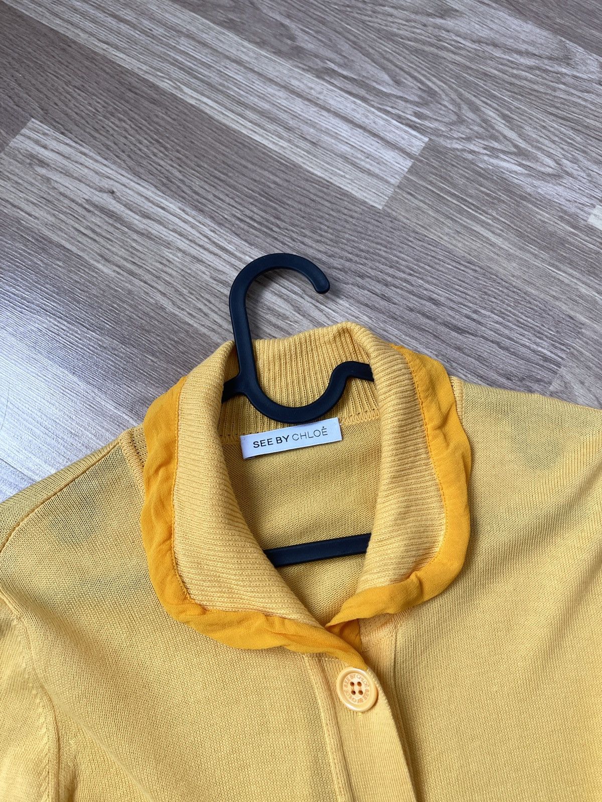 See by Chloe See By Chloe Cotton Yellow Cardigan Size US8 Size M / US 6-8 / IT 42-44 - 4 Thumbnail