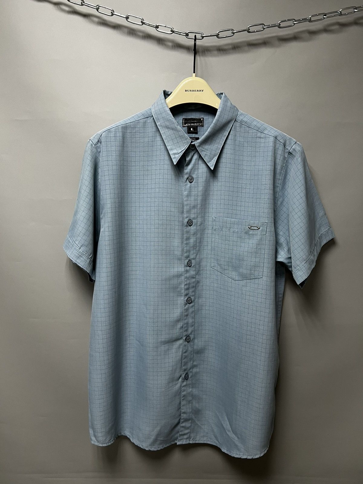 Vintage Oakley Shirt Button Up Short Sleeve 06 Rare y2k