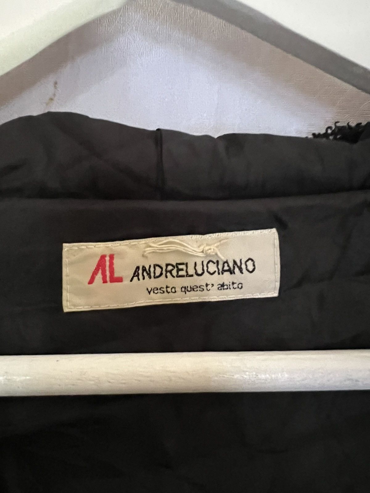 Andreluciano Andreluciano Jacket – Bold Full Logo Embroidery – Size L Size US L / EU 52-54 / 3 - 4 Thumbnail