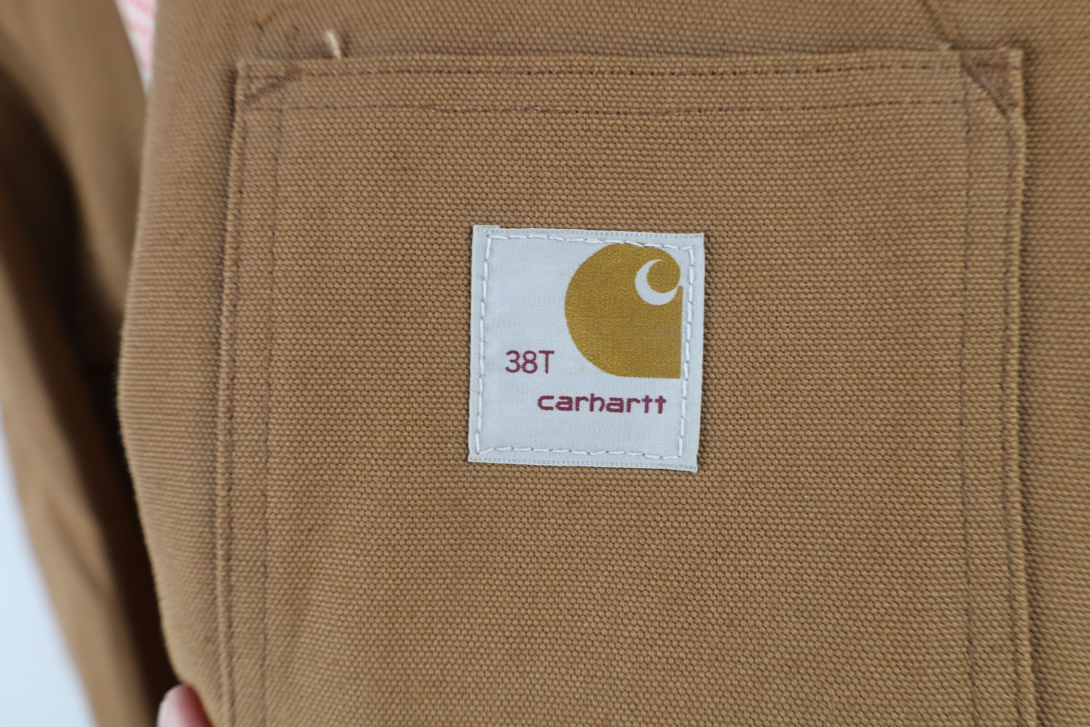 Carhartt × Vintage Deadstock Vintage 80s Carhartt Barn Jacket Duck Brown USA Size US L / EU 52-54 / 3 - 4 Thumbnail