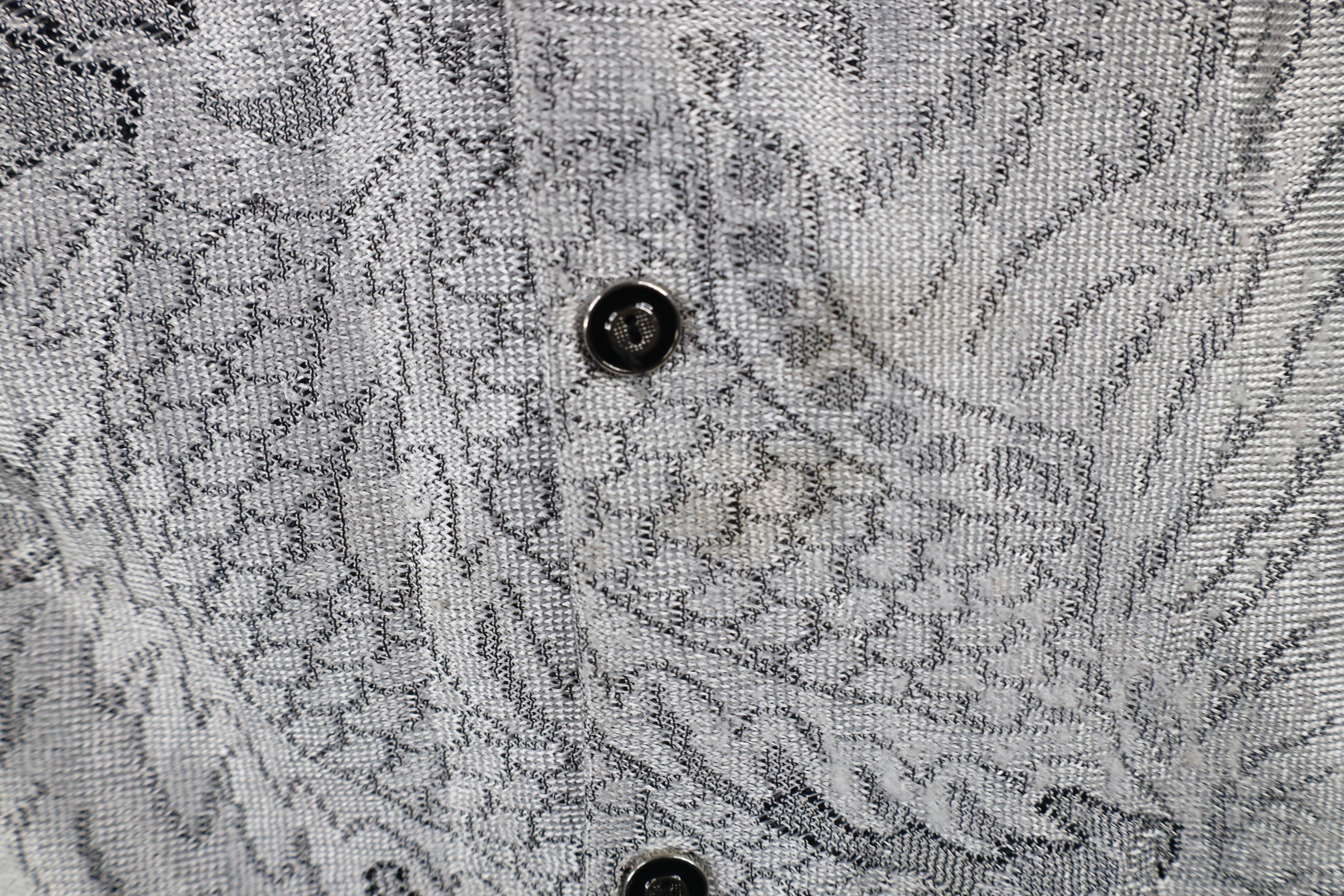 Vintage Vintage 90s Y2K Streetwear All Over Print Knit Button Shirt Size US XXL / EU 58 / 5 - 7 Thumbnail