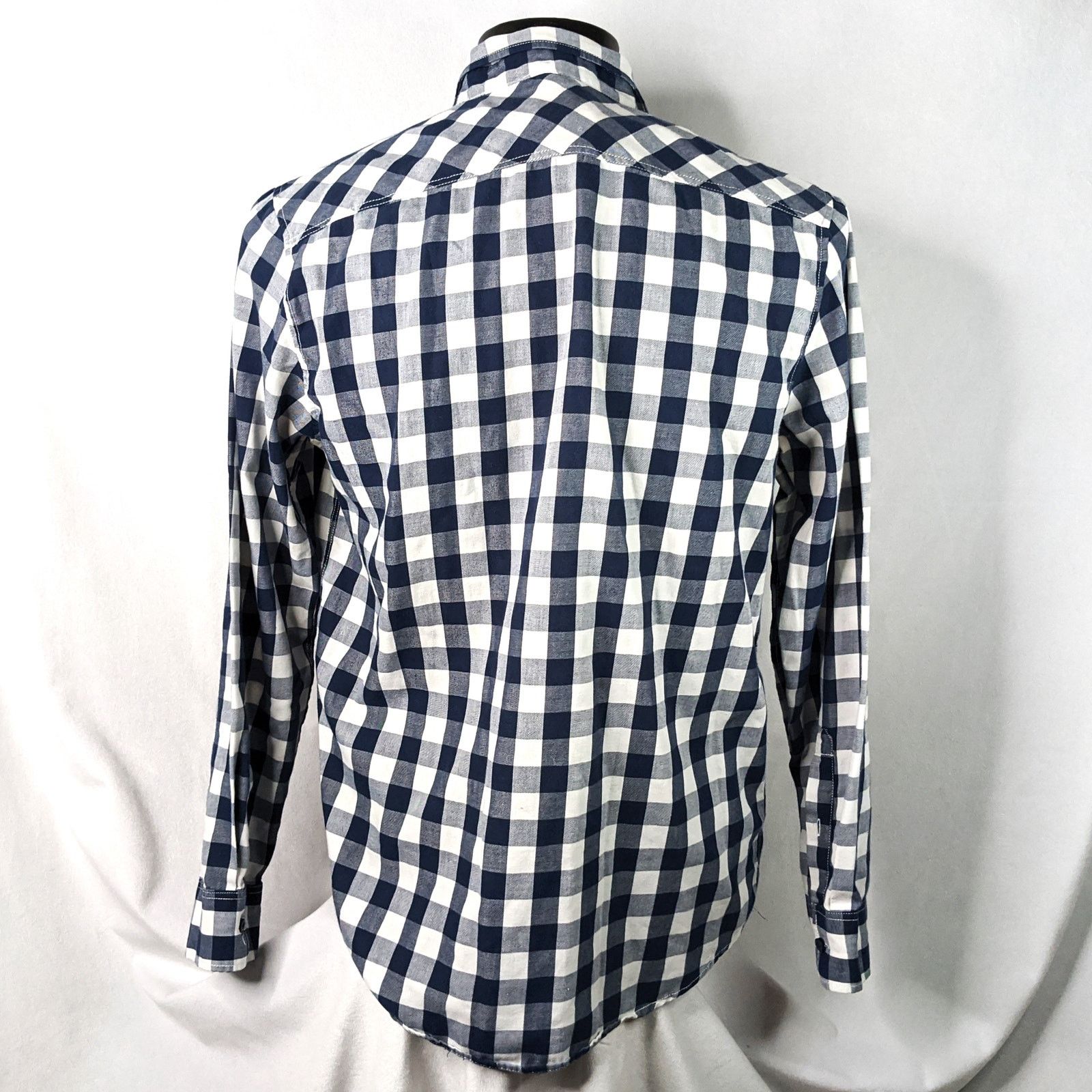 American Rag American Rag Men's Shirt XL Long Sleeve Gingham Button-Up Size US XL / EU 56 / 4 - 3 Thumbnail