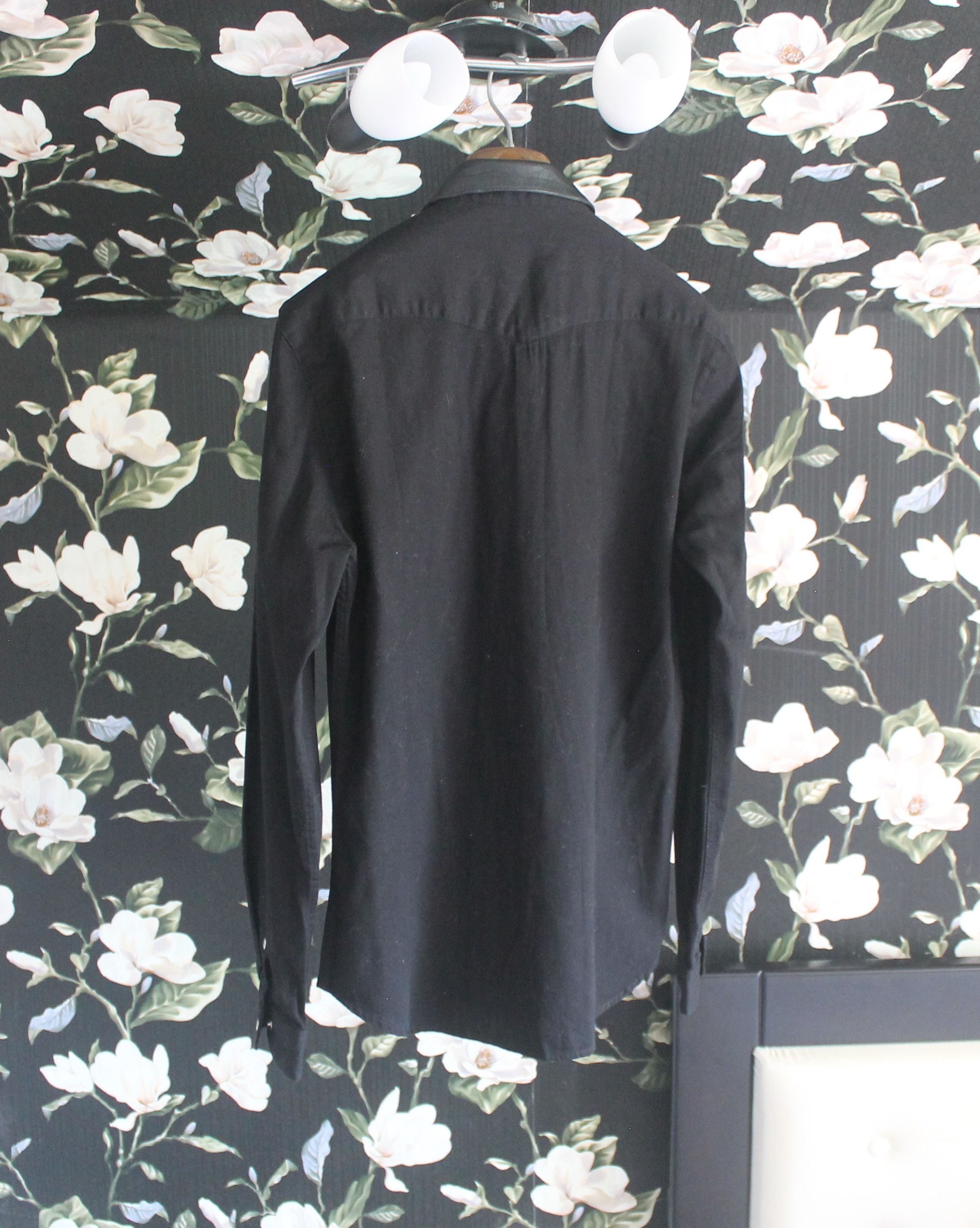 The Kooples The Kooples Black Lambskin Shirt Size US M / EU 48-50 / 2 - 3 Thumbnail