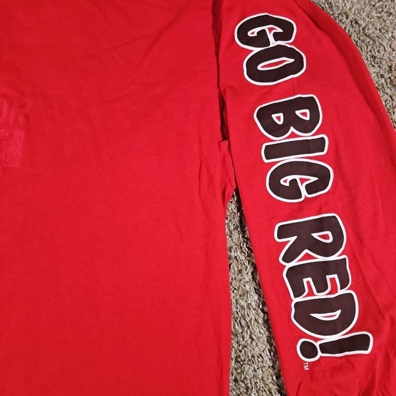 Fruit Of The Loom Go Big Red Riled Up NU Nebraska Cornhuskers Shirt 3XL Size US XXL / EU 58 / 5 - 2 Thumbnail