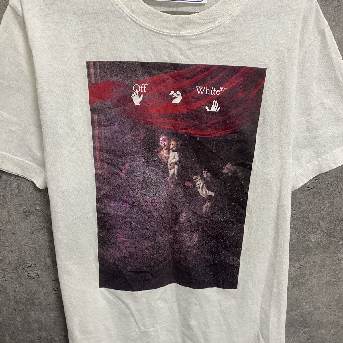 Off-White Off-White Caravaggio T-Shirt Big Logo Size US S / EU 44-46 / 1 - 5 Thumbnail