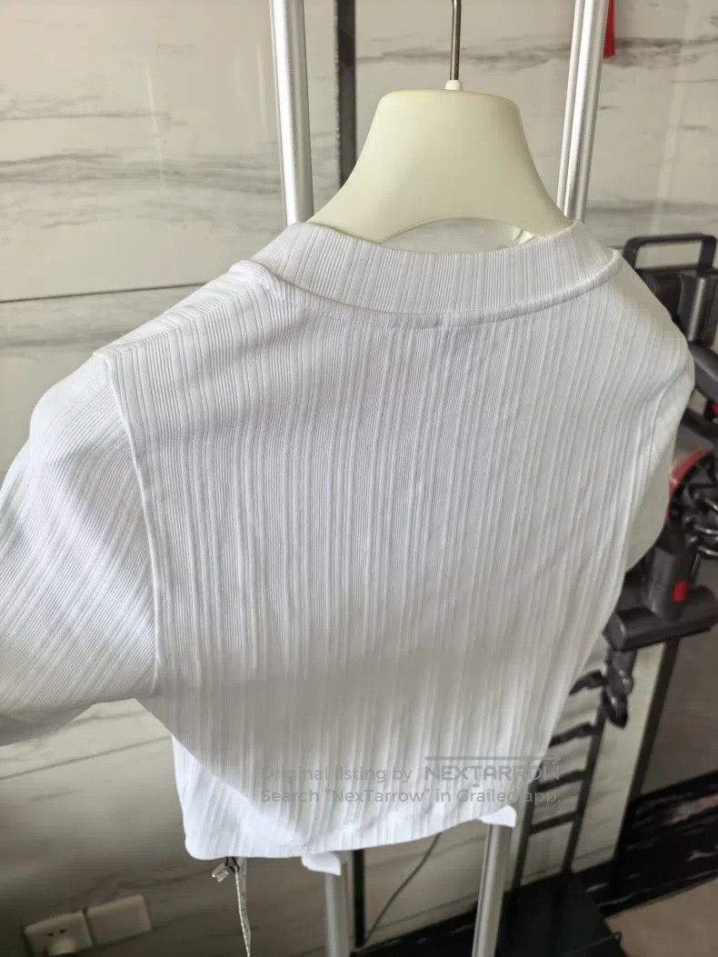 Loewe Loewe White vest with short sleeves Size S / US 4 / IT 40 - 7 Thumbnail
