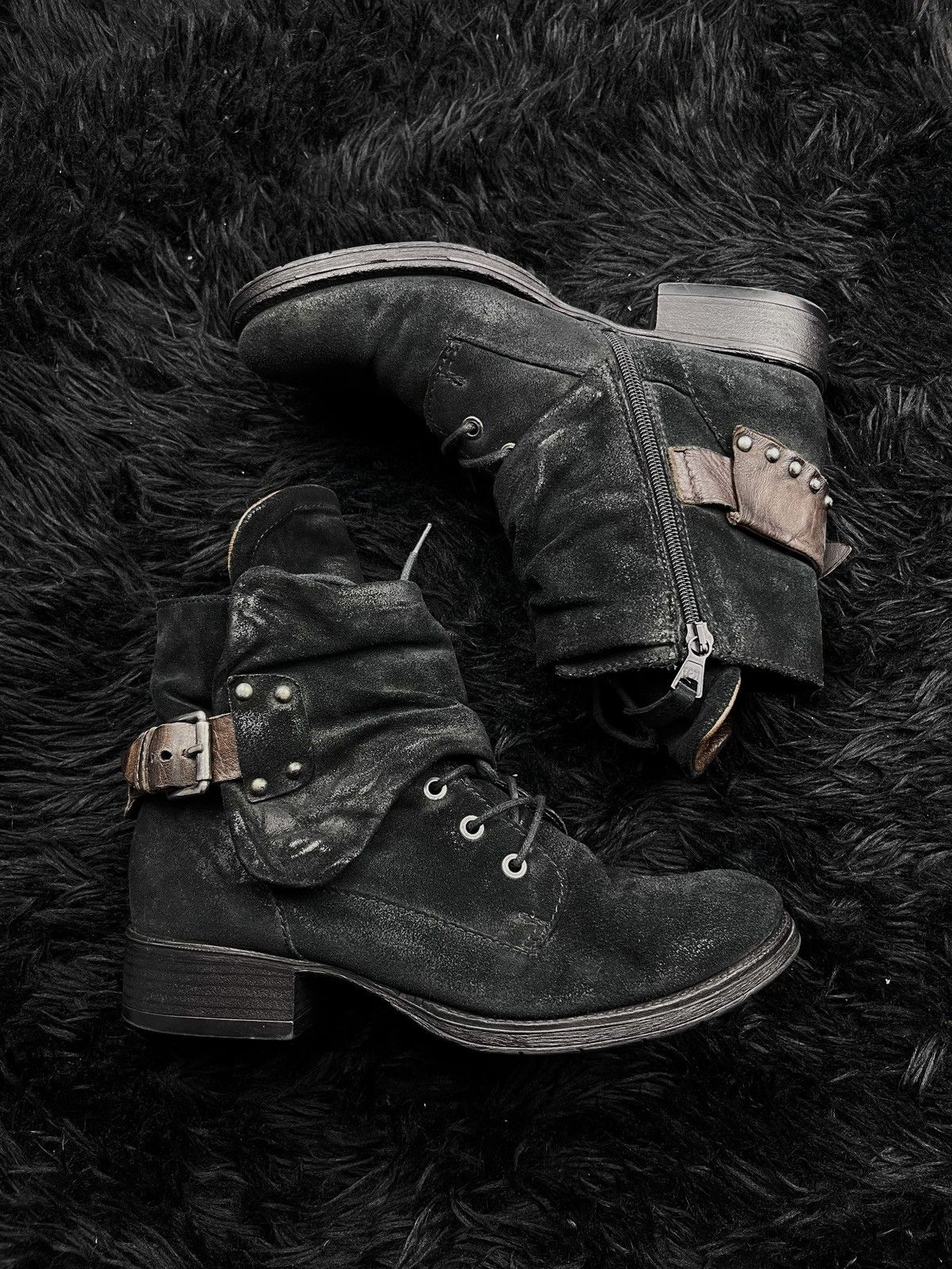 A.S.98 AS98 Style Archive Avant Garde Leather Boots Size US 8 / EU 41 - 1 Thumbnail