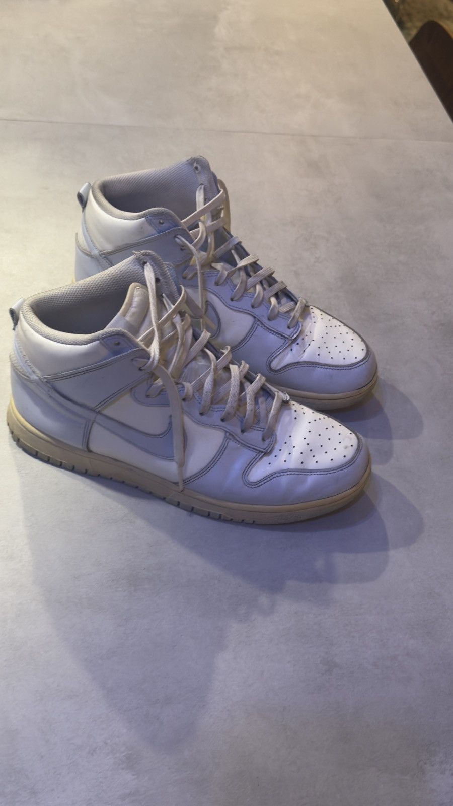 Nike Nike Dunk High Football Grey Size US 11.5 / EU 44-45 - 7 Thumbnail