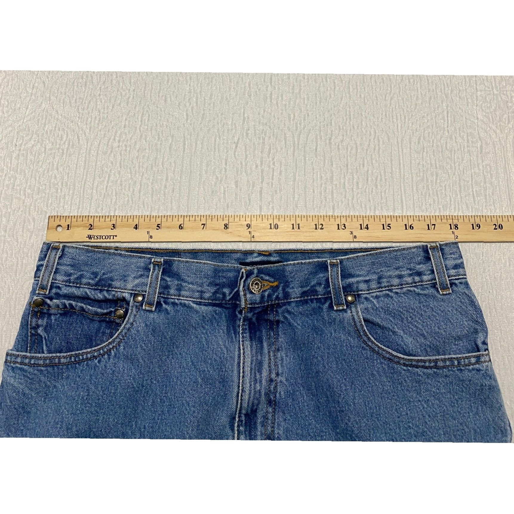 Dockers VINTAGE Dockers Jeans Relaxed Fit Men’s 36x32 Blue Straight Denim 5-Pocket Design Cotton Mens Size US 36 / EU 52 - 7 Thumbnail