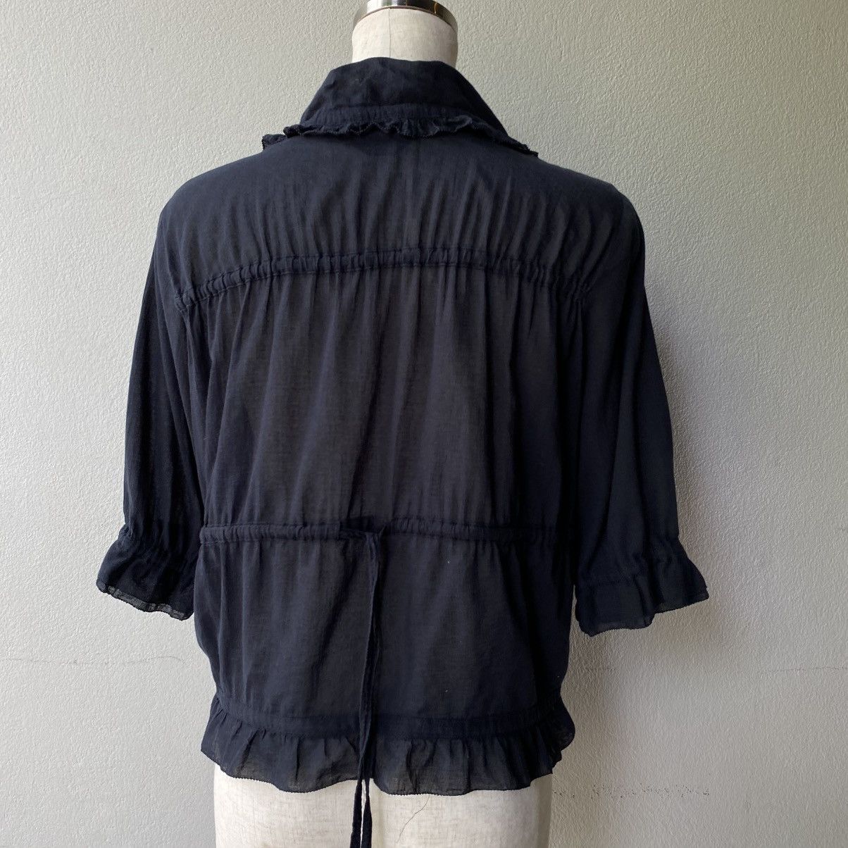 Pink House PINK HOUSE Lightweight Chiffon Ruffle Blouse Size M / US 6-8 / IT 42-44 - 13 Thumbnail