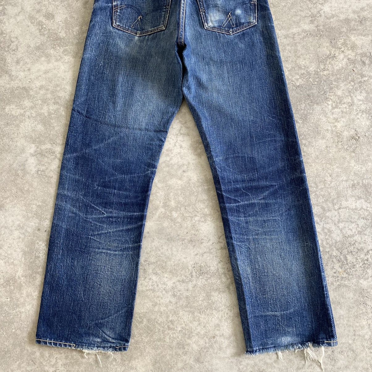 Full Count & Co. Vintage Full Count Japan Faded Blue Selvedge Denim Jeans Size US 28 / EU 44 - 15 Thumbnail