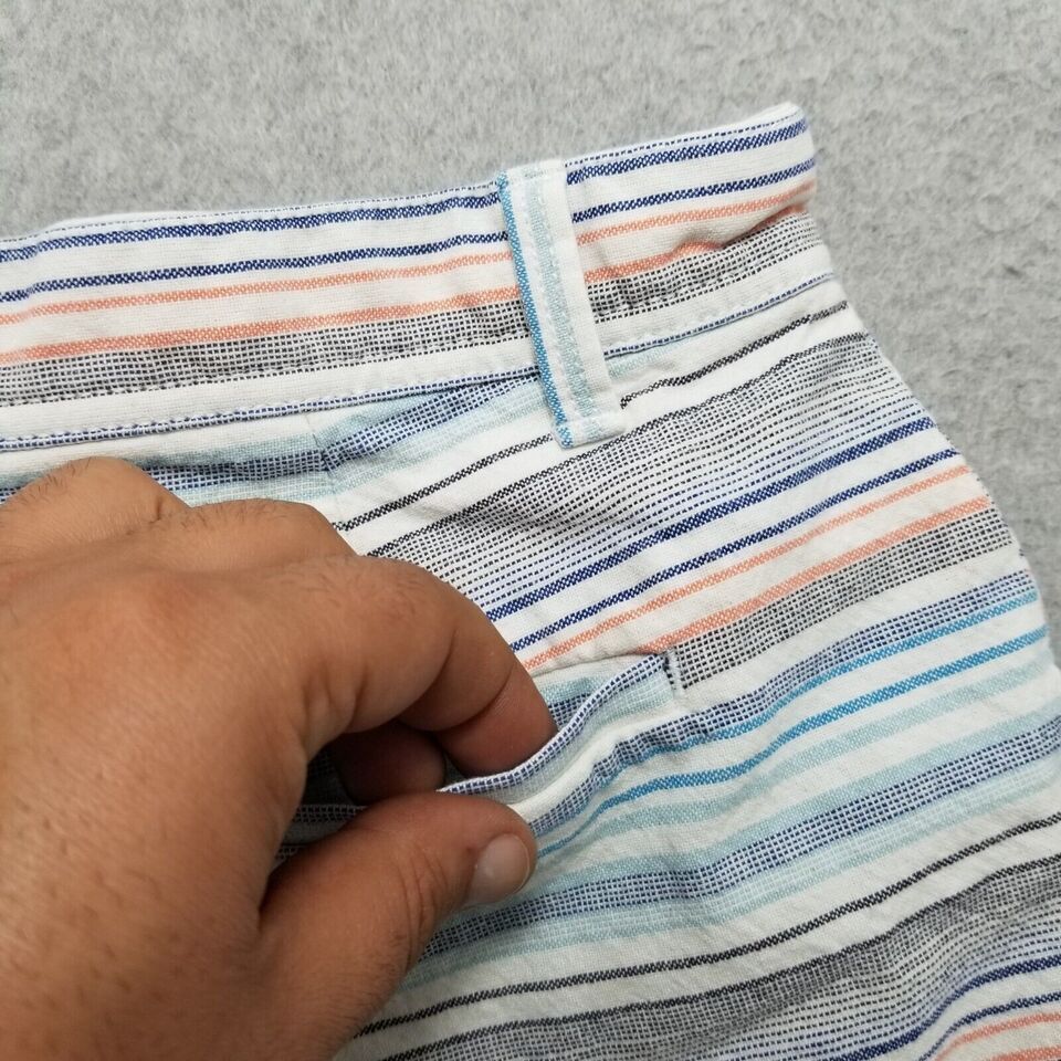 Gap Gap Shorts Womens 0 Striped Chino Casual Lightweight Size 25" / US 0 / IT 36 - 10 Thumbnail