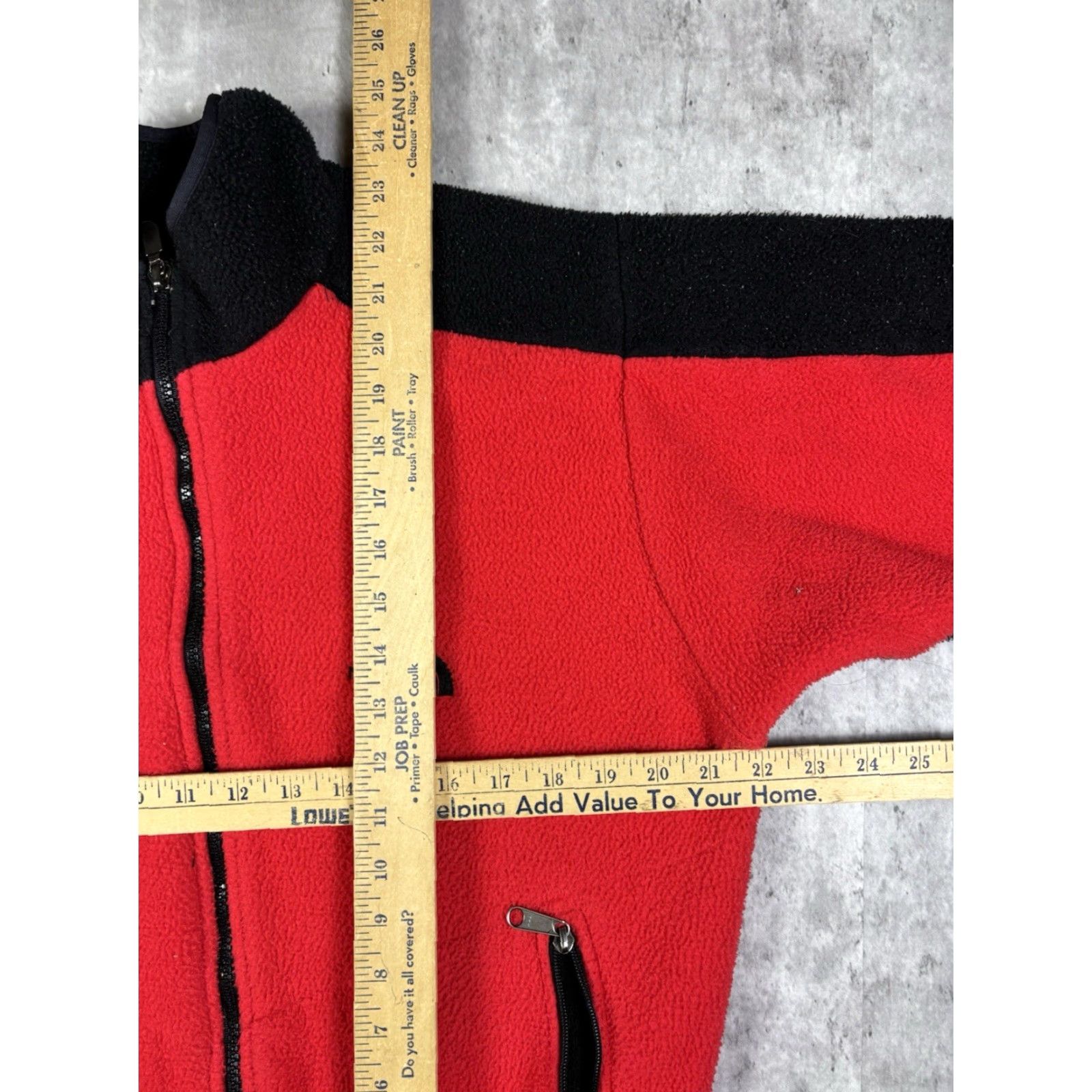 The North Face VINTAGE The North Face Jacket Womens Full Zip Fleece 90s Red M Mid-Length Size M / US 6-8 / IT 42-44 - 4 Thumbnail