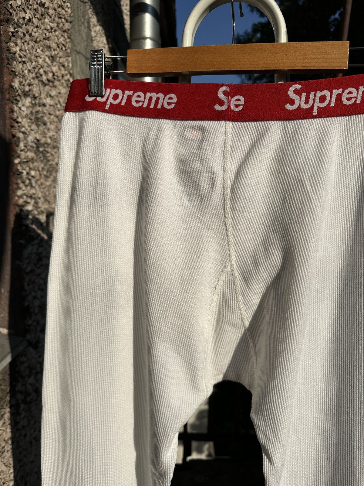 Hanes × Supreme Supreme x Hanes Skeleton Thermal Pants Size US 34 / EU 50 - 12 Thumbnail