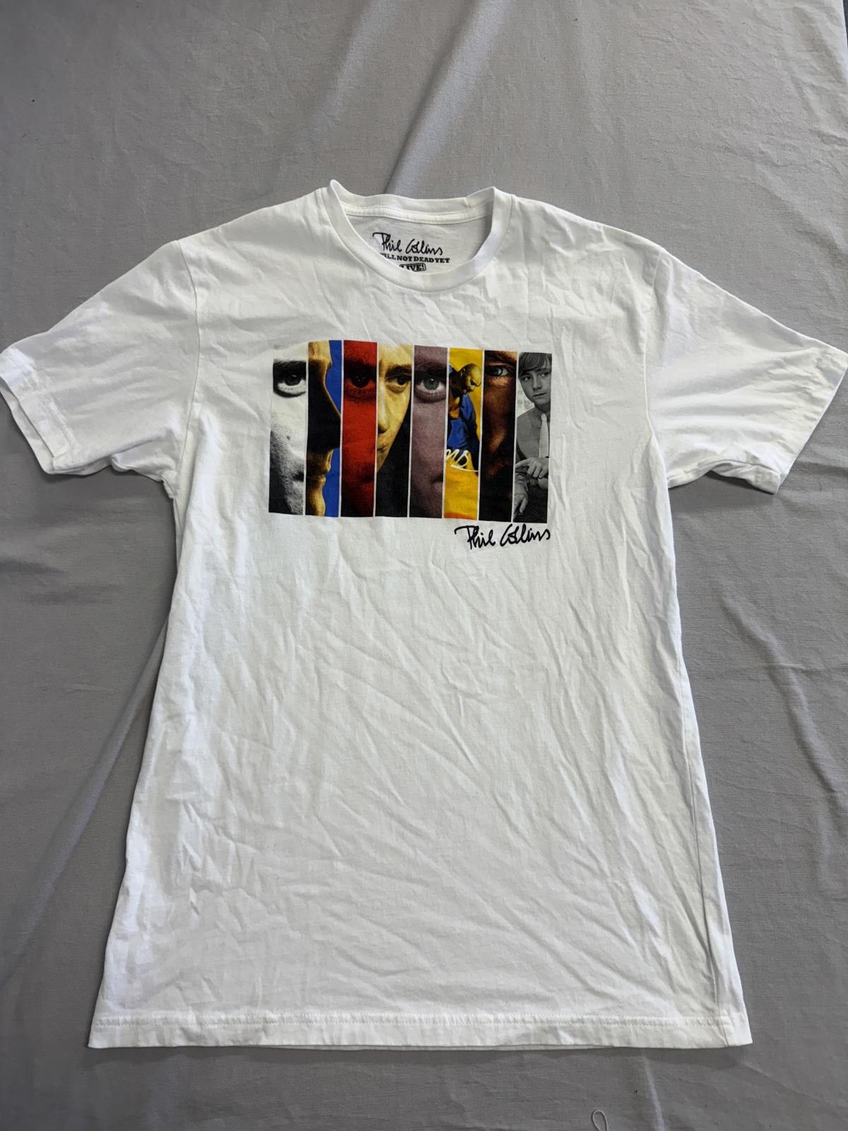 Designer Phil Collins T-shirt Still Not Dead Yet Live Tee - L Size US L / EU 52-54 / 3 - 1 Thumbnail