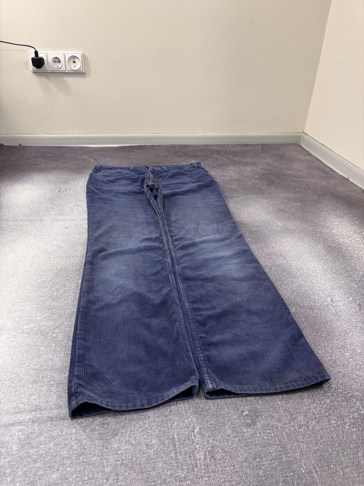 Levi's Vintage 1970s Levi’s 527 Navy Blue Corduroy Pants Size US 36 / EU 52 - 3 Thumbnail