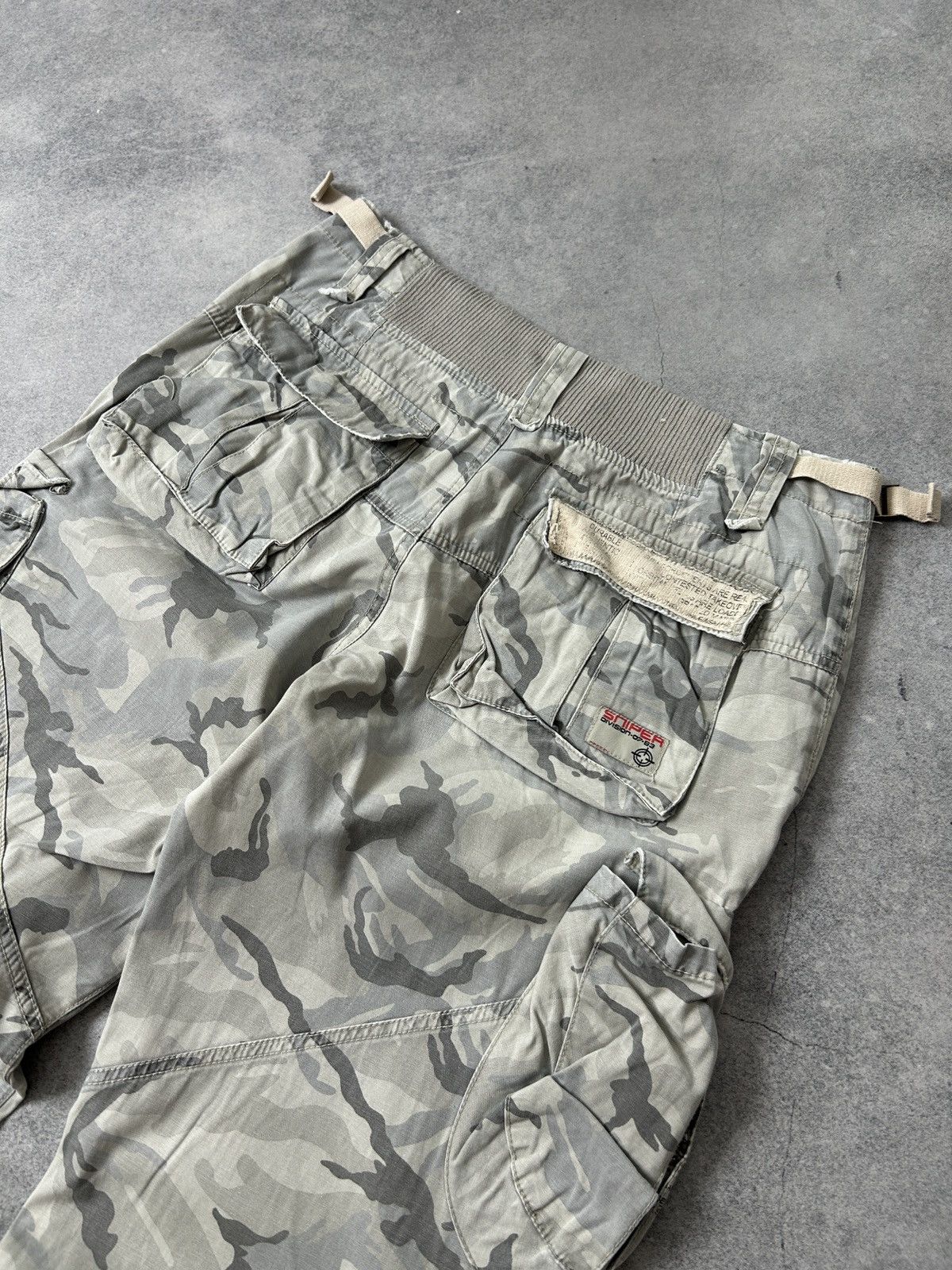 Quicksilver Vintage Fishbone sniper camo multi-pocket pants Size US 32 / EU 48 - 7 Thumbnail