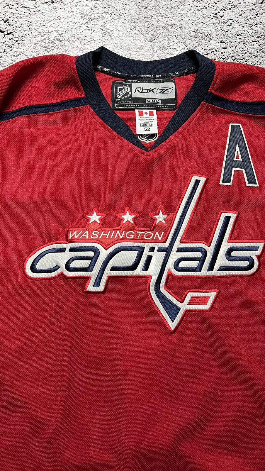 NHL × Reebok × Vintage Washington capitals NHL Alexandr Ovechkin Reebok jersey Size US XL / EU 56 / 4 - 4 Thumbnail