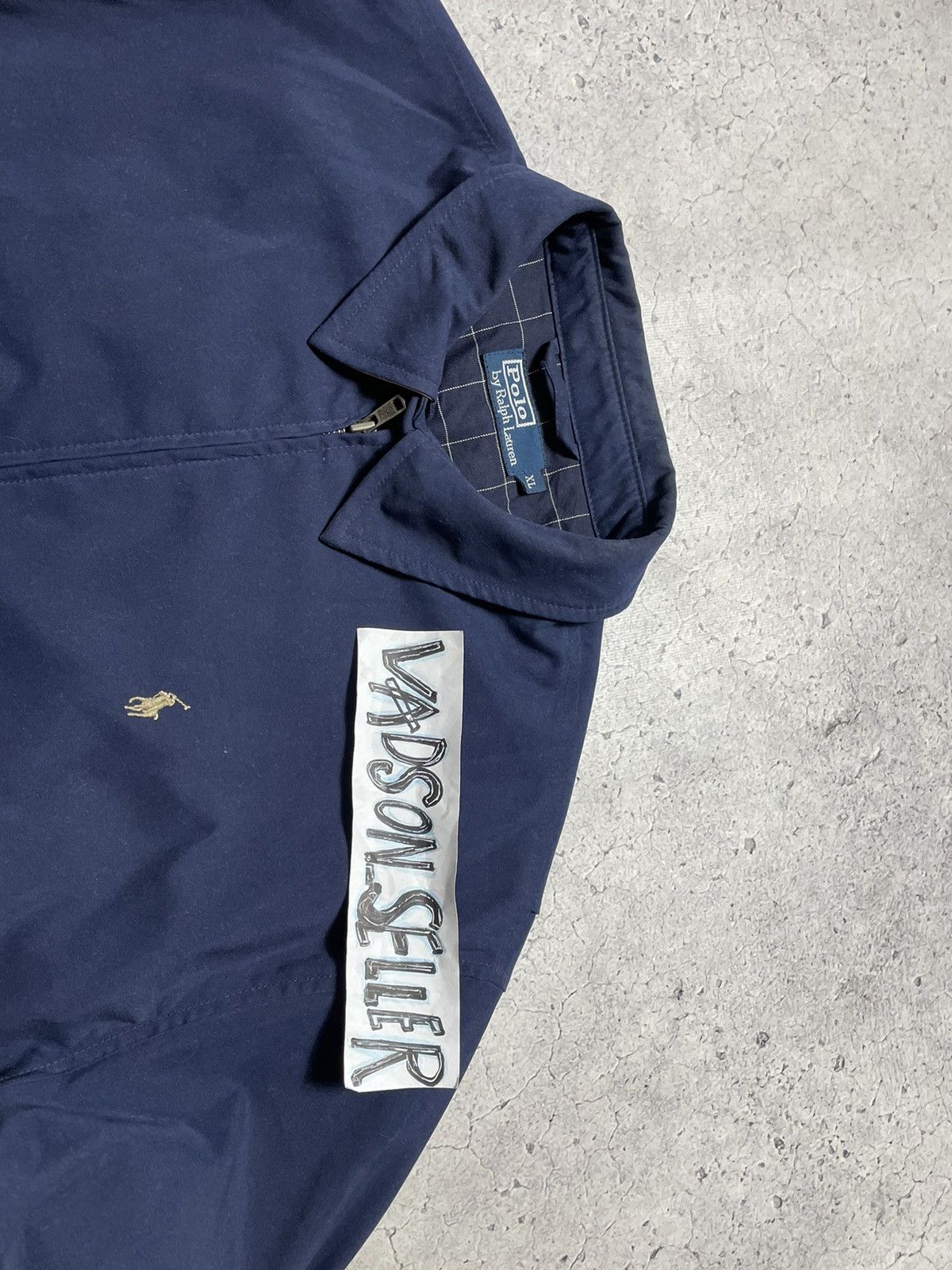 Polo Ralph Lauren Vintage 90s Bomber Jacket Polo Ralph Lauren Y2K Navy Size US XL / EU 56 / 4 - 6 Thumbnail