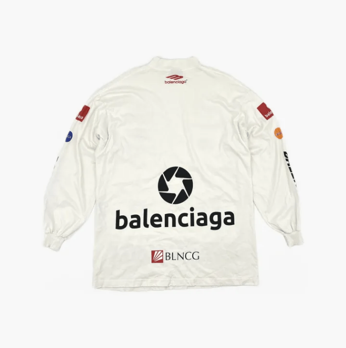 Balenciaga Balenciaga Oversized Long-Sleeve T-Shirt 1M Size US S / EU 44-46 / 1 - 2 Thumbnail