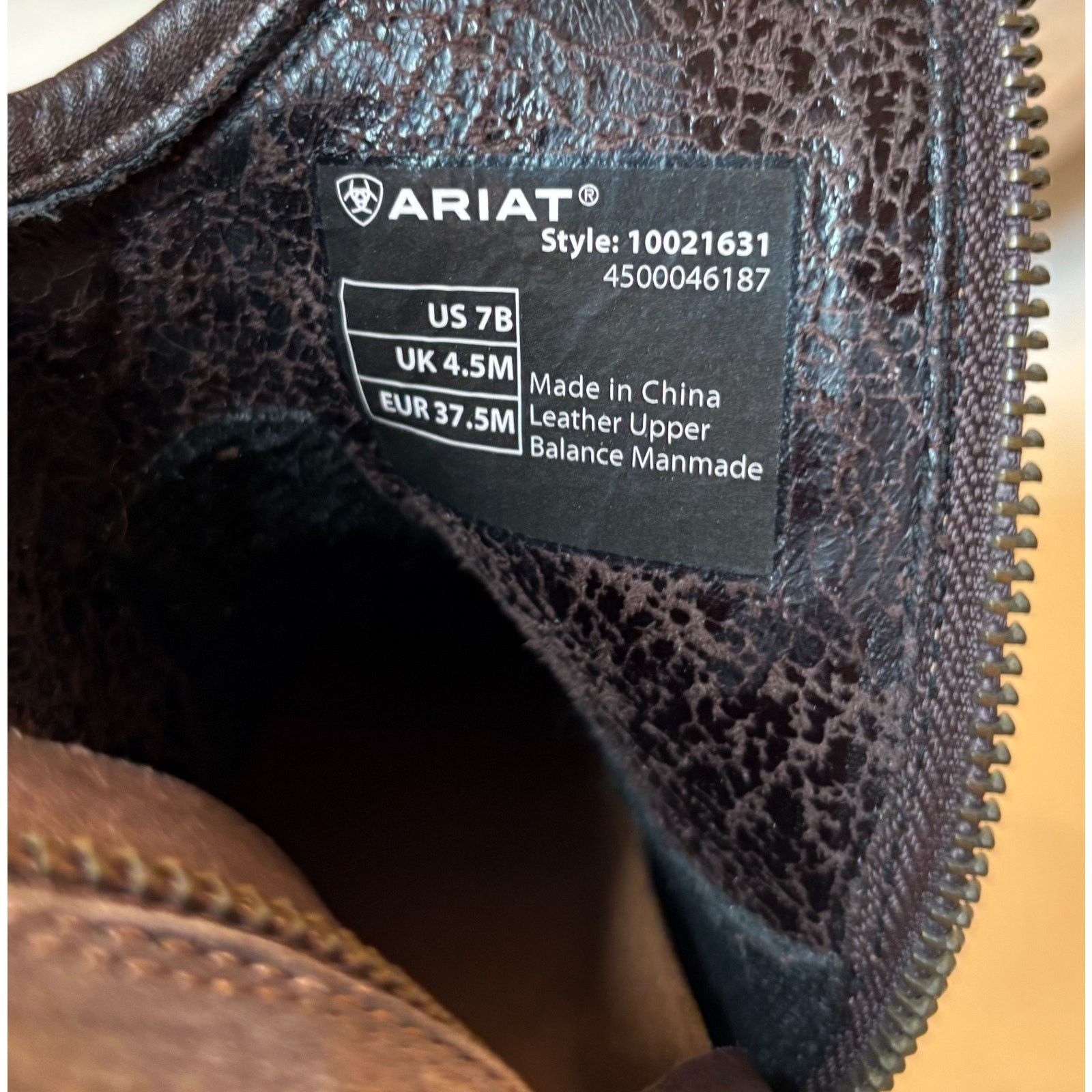 Ariat Ariat Duchess Ankle Western Leather Distressed Boots Sz 7 Size US 7 / IT 37 - 8 Thumbnail