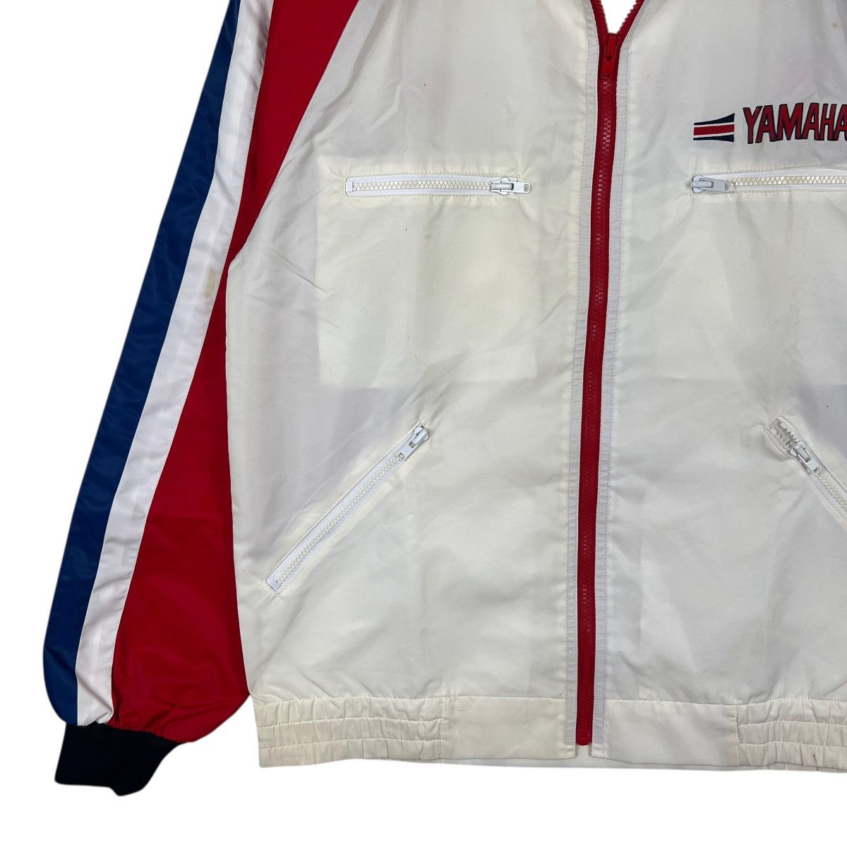 Yamaha 🔥 80s RARE VINTAGE YAMAHA RACING TEAM JACKET Size US L / EU 52-54 / 3 - 7 Thumbnail