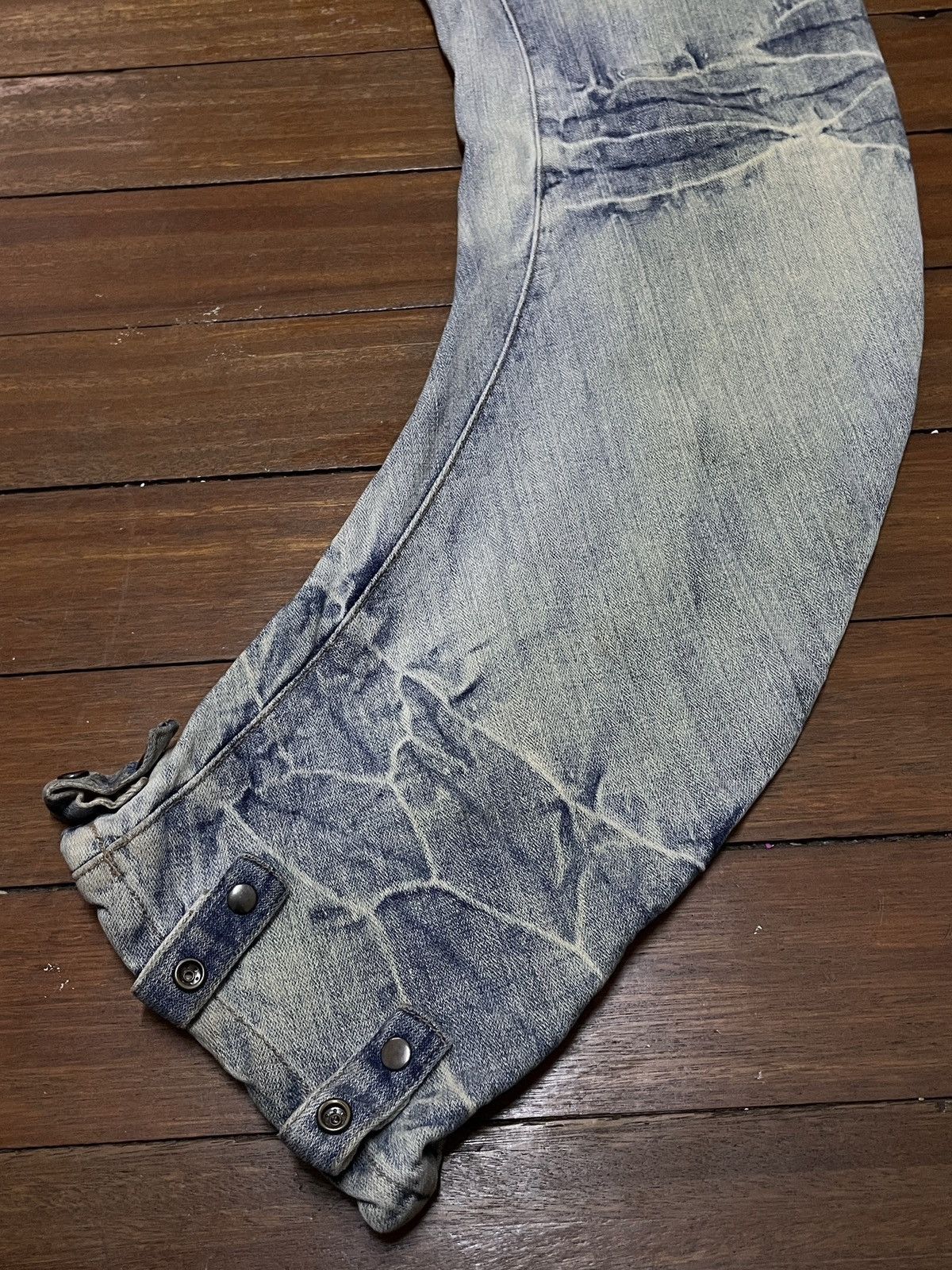 If Six Was Nine Very Rare Vintage Japanese Brand PPFM Curve Jeans 1990s Size US 31 - 8 Thumbnail